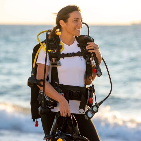 Mares Journey 3.0 غوص سكوبا BCD للتضخم الخلفي مع جيوب وزن مدمجة - معدات غوص سكوبا - غوص سكوبا BCD BCD - سفر BCD - نظام غوص BCD - غوص سكوبا BCD - متوسط in Kuwait