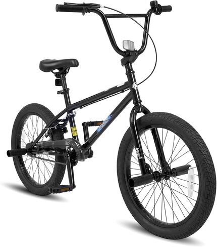 دراجة Olakids Kids BMX، دراجة حرة مقاس 20 بوصة مع 4 أوتاد إطار من الصلب الكربوني، مقعد قابل للتعديل للمبتدئين من مستوى الدراجين الأولاد والبنات in Kuwait
