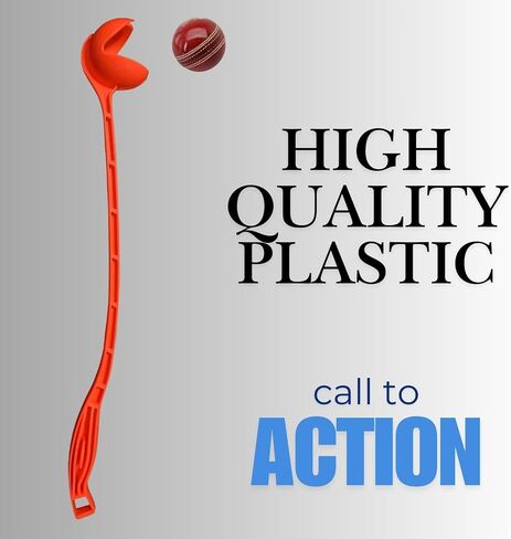 CRAFTILE® Side Arm Ball Thrower for Cricket - Cricket Side Arm Ball Thrower Stick for Speed, Practice, & Training - Ball Thrower for Kids Cricket & Softball, Tennis Ball Thrower for Cricket Practice in Saudi Arabia