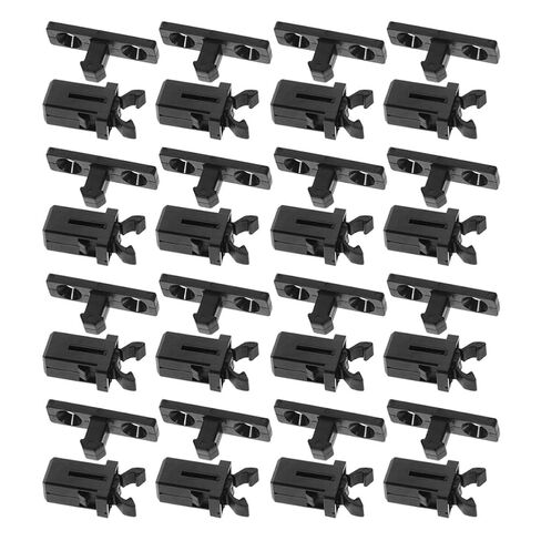 50 Set Snap Buckle Locking Clips for Trash Bin and Toothpick Box, Compact High-Strength Plastic and Iron Latches, for Home Areas and Portable Applications in Kuwait