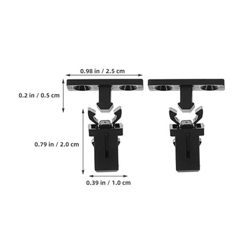 Sosoport 50 Set Self-Locking Spring Lid Latch for Trash Bin and Containers with Sturdy Plastic and Iron Construction, Versatile Compatibility and Snap Fasteners, for Tight Spaces and Cars in Kuwait