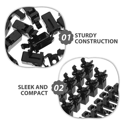 KALLORY 50 Set Quick Release Box Latch Push-to-Close Buckle Lock for Toolbox and Toothpick Holder with Reliable Closure and Easy Installation in Automotive Applications and Tight Spaces in Kuwait