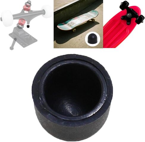 heyous 10PCS Outer Diameter 16 mm Black PU Skateboard Deck Protector Longboard Truck Pivot Cup Replacement in Kuwait