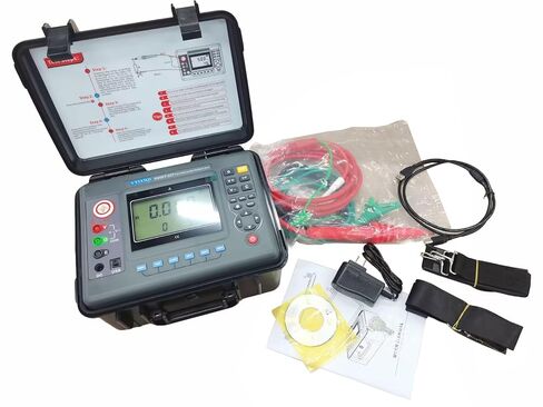 جهاز اختبار مقاومة العزل عالي الجهد 15KV مع مقاومة 0.01MΩ-50TΩ وسعة 10nF-50uF وجهد 1000V DC وواجهة USB in Kuwait