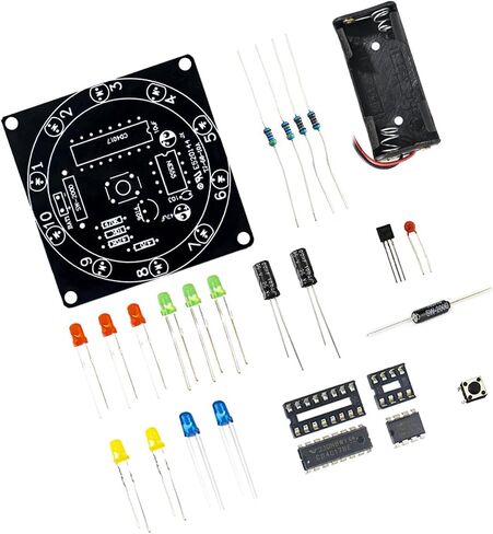 LED Illuminated Circuit Board for Electronic Roulette and Educational Solder Practice Electronic Roulette Wheel in Kuwait