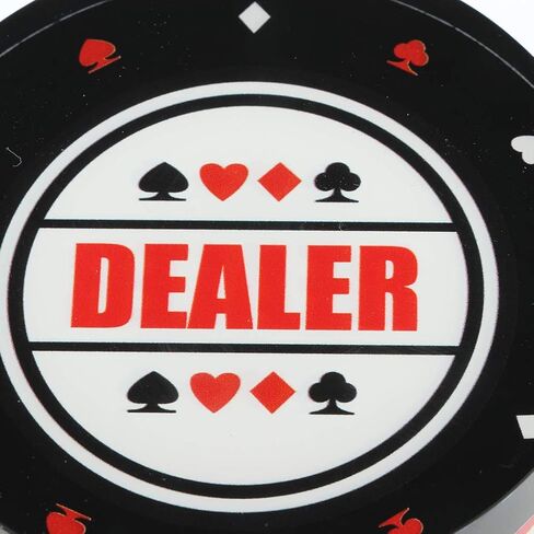 Large Black White Acrylic Reseller Knob Washer for Table Game in Kuwait