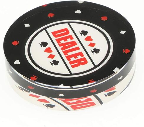 Large Black White Acrylic Reseller Knob Washer for Table Game in Kuwait