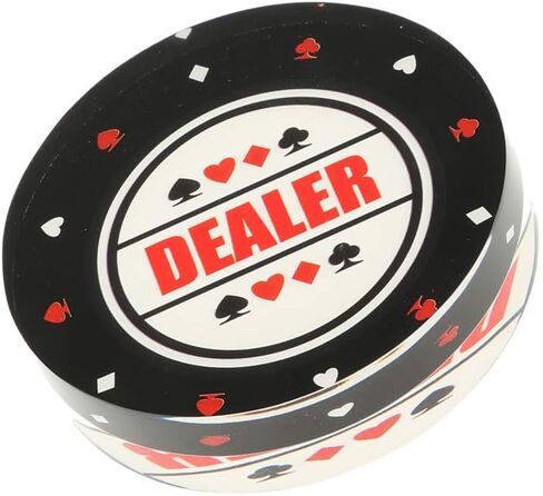 Large Black White Acrylic Reseller Knob Washer for Table Game in Kuwait