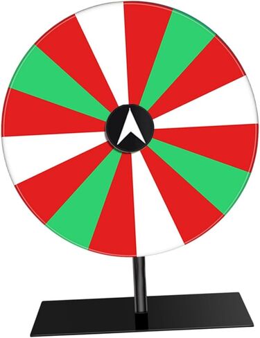 Prize Turntable Editable Interactive Tabletop Roulette Wheel Compact Acrylic Base Rolling Bearings Portable Design Suitable for Giving Home in Kuwait