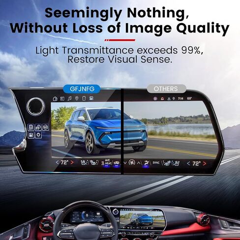 2023 حامي شاشة Santa Fe لعام 2021-2023 حامي شاشة Hyundai Santa Fe 10.25 بوصة شاشة تعمل باللمس 2023 Santa Fe Sel/XRT/Limited/Calligraphy Accessories Glass Glass Anti in Kuwait