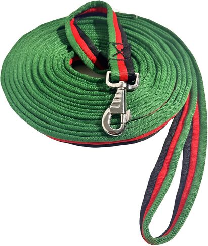 Horse Lunge Line, 26 ft / 8m, Flat Lunge Line with Heavy Duty Swivel Snap for Horses Daily Training | Durable Equestrian Lunge Rope for Lunging, Ground Work in Kuwait