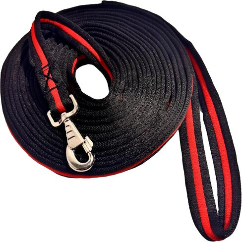 Horse Lunge Line, 26 ft / 8m, Flat Lunge Line with Heavy Duty Swivel Snap for Horses Daily Training | Durable Equestrian Lunge Rope for Lunging, Ground Work in Kuwait