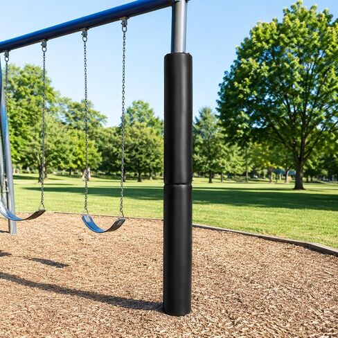 6 Feet Tall Round and Square Pole Pad, Wrap Around Pole & Post Padding, 2" Thick Heavy Duty Pole Pads, Fits 2.5" Diameter for Outdoor, Gyms, Garages, Pole wrap & Basement Pole Protector in Kuwait