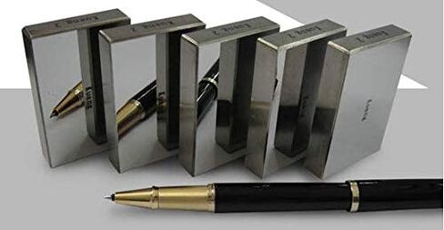 1pcs Professional Standard Vickers Hardness Block 400-600 HV5 Rectangle Hardness Test Block Specular Surface in Kuwait