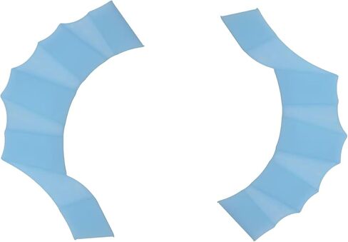 Silicone Swim Webbed Gloves for Water Training Water Resistance Fins Size M 2 Pairs in a Pack(Same Color) in Kuwait