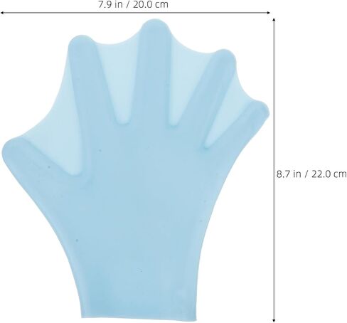 CALLARON 1 Pair Swim Gloves Webbed Swim Gloves Made of Sturdy Silicone for Wear-Resistant Protection for Water Fitness Classes for Hands in Kuwait