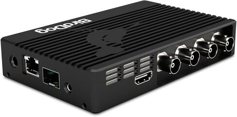 BirdDog 4K Quad HDMI NDI Encoder/Decoder محول فيديو عالي الأداء مع دعم HDMI 2.0 و12G SDI (أسود) in Kuwait