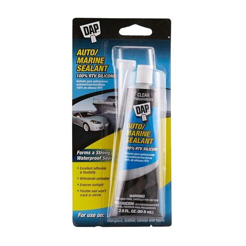 DAP 00694 2.8-Ounce Silicone Rubber Auto/Marine Sealant, Clear in Kuwait