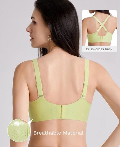 Seamless T-Shirt Bras for Women Back Smoothing Comfort Lightly Padded Bra Support Underwire in Kuwait