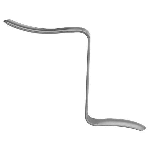 Z-Knee (Doane) Retractor, 6-1/2" (16.5 cm), Double Ended, 55 mm and 75 mm Ends, 12 mm Wide, Size: Small in Kuwait