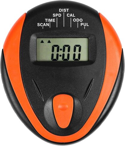 Stationary Bike Speedometer LCD Monitor Replacement, Digital Exercise Bicycle Display with Heart Rate Measurement, Shows Time Speed Distance Calorie Tracking Fit for 3.5mm Jack/1/8" TS Sleeve Cable in Kuwait