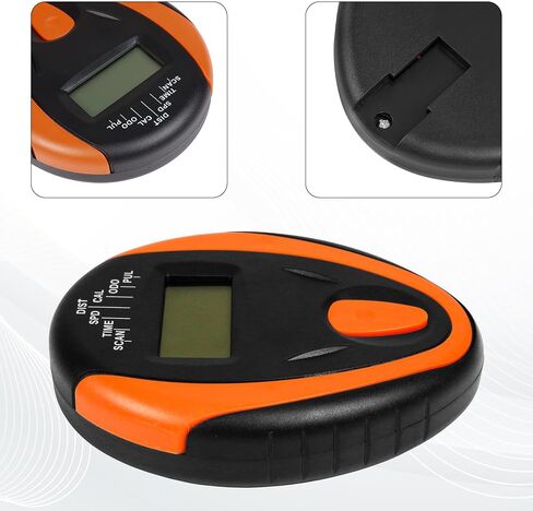 Stationary Bike Speedometer LCD Monitor Replacement, Digital Exercise Bicycle Display with Heart Rate Measurement, Shows Time Speed Distance Calorie Tracking Fit for 3.5mm Jack/1/8" TS Sleeve Cable in Kuwait