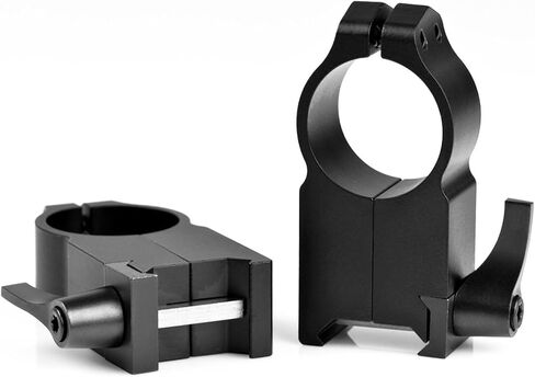 Warne 204LM Maxima Quick Detach Scope Rings, Sintered Steel, Vertical Split, 1 inch, Ultra High Matte in Kuwait