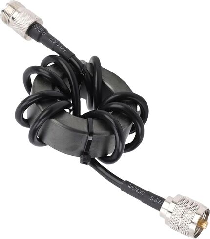 EBTOOLS Shortwave Choke Magnetic, 1.8 to 30MHz 1: Current Type Balun, 1000W Anti Interference Shortwave Choke Coil Magnetic in Kuwait