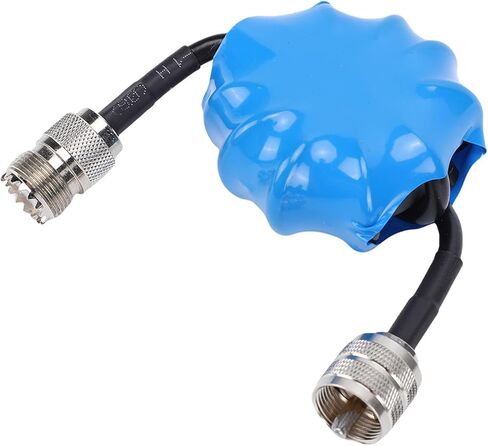 EBTOOLS Shortwave Choke المغناطيسي، 1:1 Balun الحالي، .8-30MHz ملف خنق الوضع المشترك مع موصل M ذكر M أنثى، ملف HF لمرشح الضوضاء in Kuwait