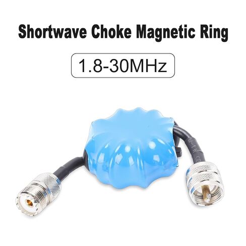 Common Mode Choke, HF Choke Balun 1.8 to 30MHz 200W Power with Imported Ferrite Magnetic for Shortwave Radio Anti Interference in Kuwait