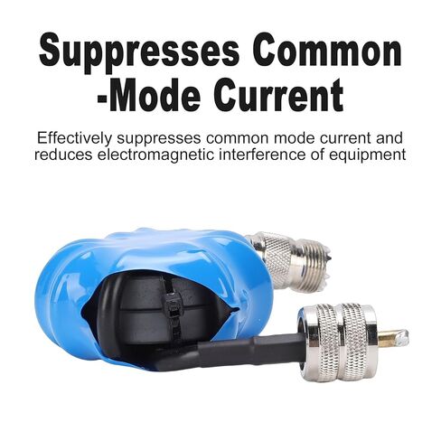 Common Mode Choke, HF Choke Balun 1.8 to 30MHz 200W Power with Imported Ferrite Magnetic for Shortwave Radio Anti Interference in Kuwait