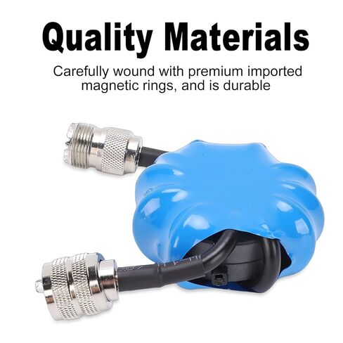 Common Mode Choke, HF Choke Balun 1.8 to 30MHz 200W Power with Imported Ferrite Magnetic for Shortwave Radio Anti Interference in Kuwait
