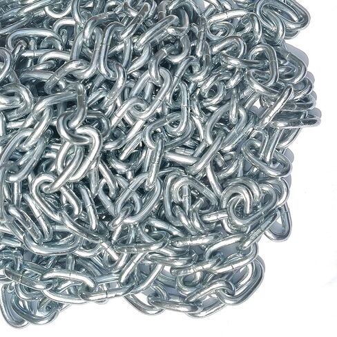 26FT Heavy Duty Welded Steel Chain, 3/16 Inch Metal Chain for Garage Door Hoist, Hanging, Towing, Swing, Clothesline, Anti-Theft & Outdoor Use, 300 LBS Load in Kuwait