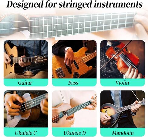 WOGOD Ukulele Stand Instrument Stand Folding Portable Stand and Guitar Tuner Clip on Ukulele Violin Tuner in Kuwait