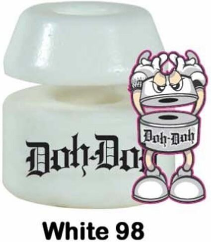 Shortys Doh Doh 10 Pack Box - White 98a Skateboard Bushings Box in Kuwait