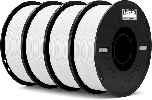 ELEGOO خيوط TPU 1.75 مم أسود 1 كجم، 95A خيوط طباعة ثلاثية الأبعاد مرنة وناعمة 1 كجم بكرة (2.2 رطل) تناسب معظم طابعات FDM ثلاثية الأبعاد in Kuwait