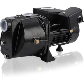 1.75 HP Shallow Well Jet Pump, 2070 GPH Cast Iron Above Ground Booster Water Transfer Pump, 115V/230V Dual Voltage, for Garden Irrigation Lawn Sprinkling Farm Draining, Depth Up to 25 ft in Kuwait