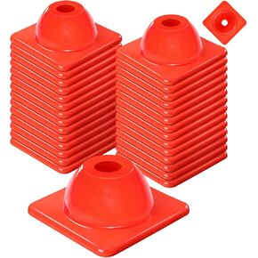 2" (15, 30 Pcs) Heavy Duty Agility Training Cones for Sports Agility Cones Outdoor Games Mini Flexible PVC Cone for Coaching Soccer Basketball Drills Bike Motorcycle in Kuwait