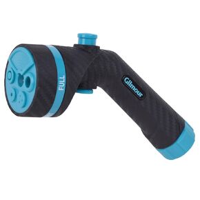 Gilmour Heavy Duty Garden Hose Nozzle, Swivel Connect, 5 Spray Patterns, Ergonomic Grip, Flow Control, Trigger Lock, Button Control in Kuwait