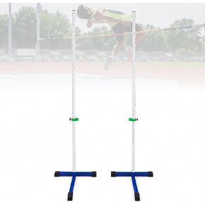 Competition Training High Jump Stands for School, Adjustable High Jump Standards for Athletics Training, 50-200 cm with Stable Base Track, for Competition,Training and School Sports in Kuwait