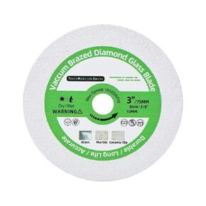 75mm Saws Blade Cutting Glass Jade Marble Tile Hand Tool Mini Angle Grinder 3Inch Plate Grinding Disc 1Pcs in Kuwait