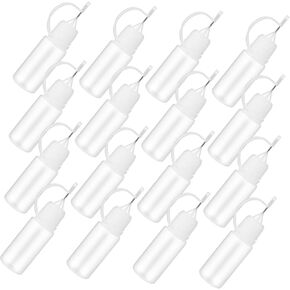 25pcs 10ml Needle Tip Squeeze Bottles with Pe Material, Refillable and Portable Precision Tip Bottles for Dispensing Liquid Adhesive, Paint, Moisturizing Liquid, and Other Fluids in Saudi Arabia