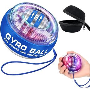 Torque Ball Hand Exerciser - 2026 Internal Resistance System Self-Starting Wrist Power Gyro Balls with Auto-Start Colorful LED Lighting in Kuwait