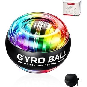 Wrist Trainer Ball&Torque Ball Hand Exerciser, with LED Light .Auto-Start Gyroscopic Gyro Ball for Strengthen Arms, Fingers, Grip and Muscles. in Kuwait