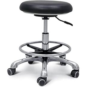 Dental Stool with 360° Rotation, Height Adjustable Medical Chair, PU Leather Saddle Design Armrest for Clinics and Salons (A2) in Kuwait