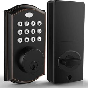 Keyless Entry Door Lock Electronic with Keypad Smart Latch with Automatic in Saudi Arabia