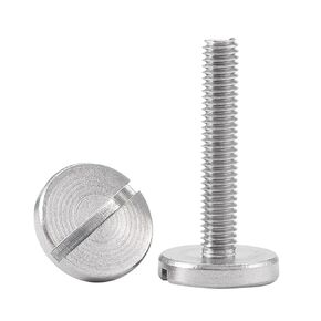 2-10pcs M2.5 M3 M4 M5 M6 304 Stainless Steel Flat Big Round Slotted Head Thumb Screws Grooving One-Word Slot Extra Large Bolt(8mm,M2.5-10pcs)(8mm,M5-2pcs) in Saudi Arabia