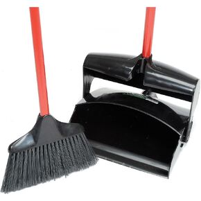 مكنسة الردهة التجارية Libman مقاس 36 بوصة ارتفاعًا ومجموعة مقلاة غبار مقاس 12 بوصة عرضًا، غطاء مغلق، مجموعة من 2 in Kuwait