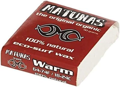 Open Road Goods Organic Surf Wax - Matunas 5 Pack, 10 Pack, 36 Pack, 72 Pack Case - Matunas Surf Wax - Base Coat - Warm - Tropical - Cool - Cold - Hawaiian Competition Formula All Natural Surf Wax in Saudi Arabia