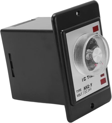 Fafeicy Time Relay with ABS Brass Material 0-30S Power On Delay for CNC Lathe Automation Equipment (24VDC) in Kuwait